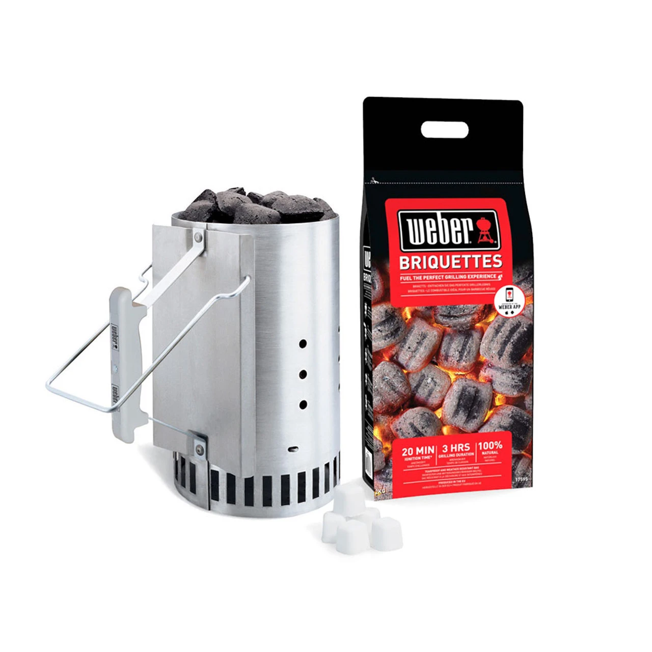 Weber® Chimney Starter Set 1 Weber® Chimney Starter Set