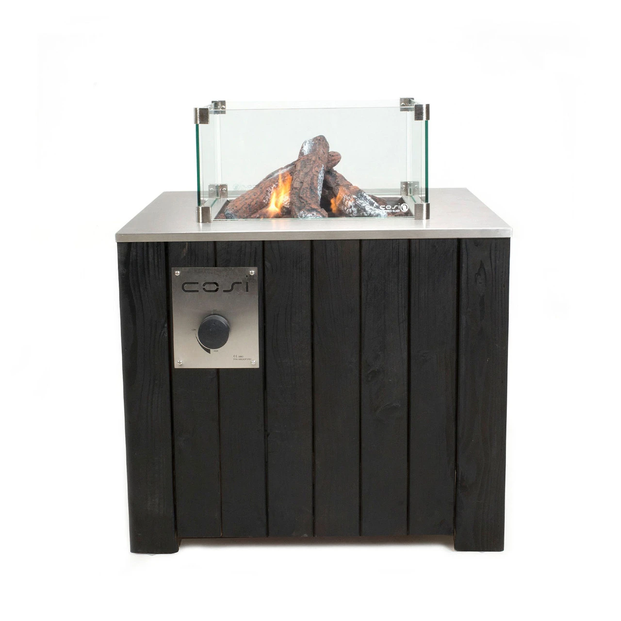 Cosicube 70 Black With Glass 2 Cosicube 70 Black With Glass - Image 2