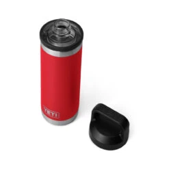 YETI Rambler 18 Oz Chug Bottle - Rescue Red -BBQ Kingdom 18oz chug rr3 36010.1682072960