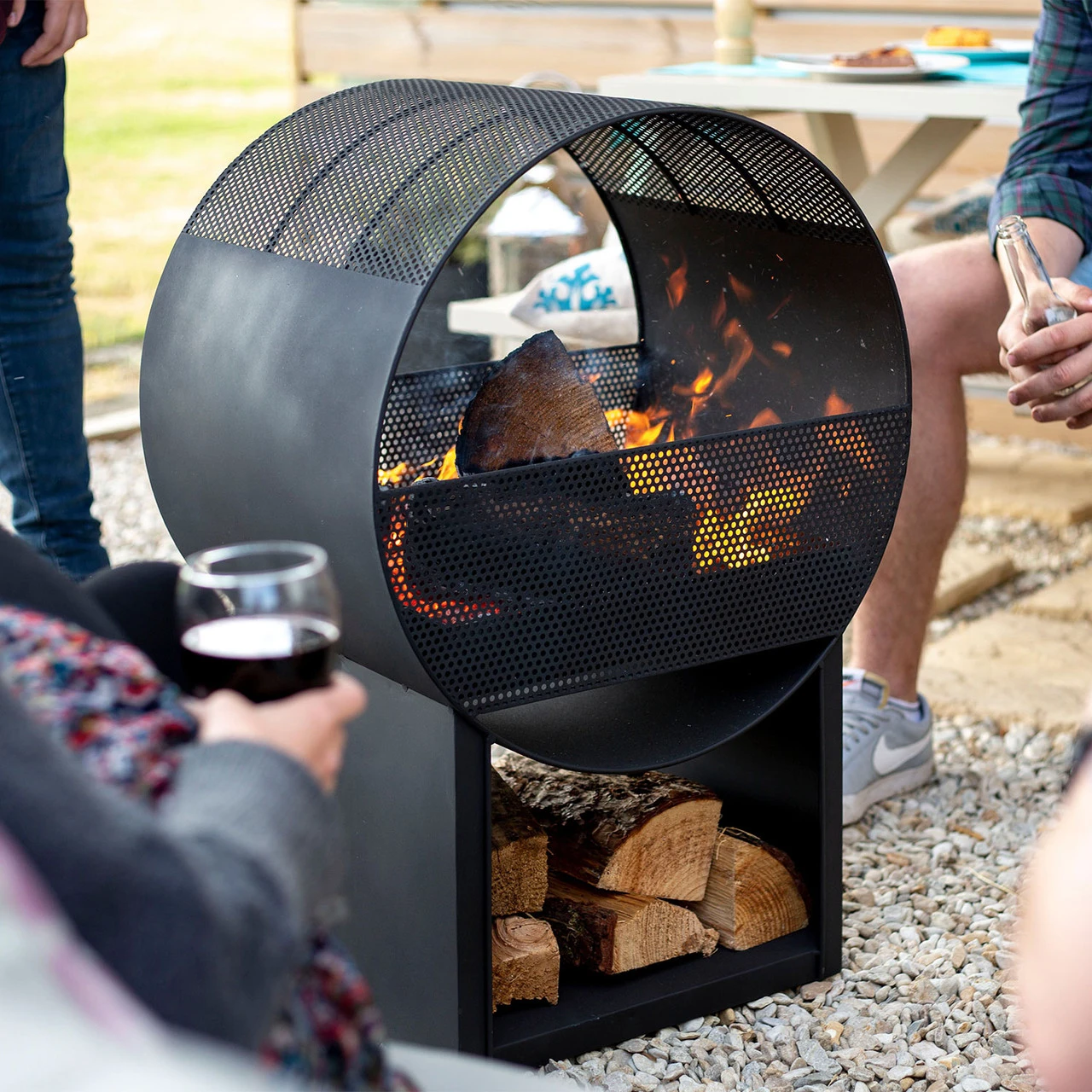 Camacha Perforated Fireplace 2 Camacha Perforated Fireplace - Image 2