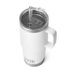 YETI Rambler 25 Oz Straw Mug - White -BBQ Kingdom 70000001925 3 82218.1677855032