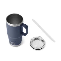 YETI Rambler 25 Oz Straw Mug - Navy -BBQ Kingdom 70000001926 4 49143.1677855250