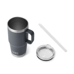 YETI Rambler 25 Oz Straw Mug - Charcoal -BBQ Kingdom 70000001928 4 25700.1677855138