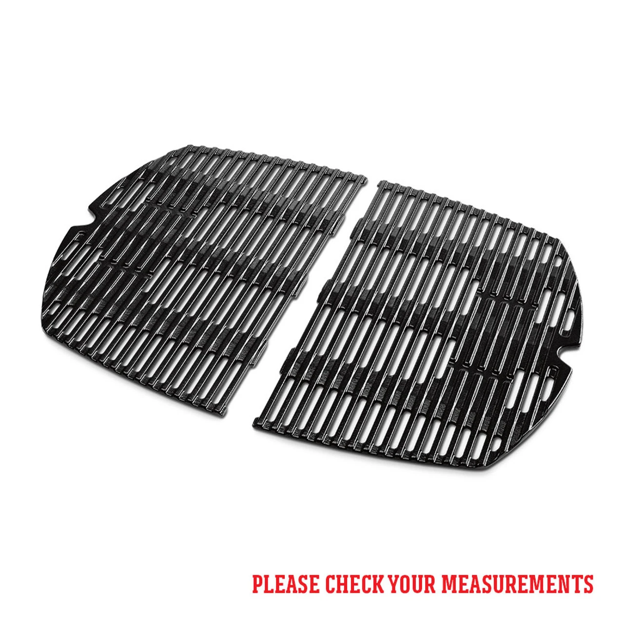 Weber® Porcelain-Enamelled Cast Iron Cooking Grates For Q 300/3000 Series 2 Weber® Porcelain-Enamelled Cast Iron Cooking Grates For Q 300/3000 Series - Image 2