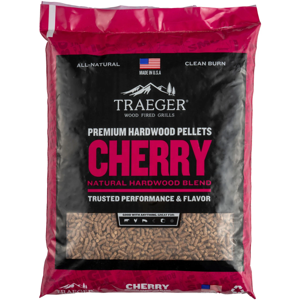 Traeger Cherry Pellets 20lb/9KGs 1 Traeger Cherry Pellets 20lb/9KGs