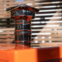 Charlie Oven Charcoal Oven In Beetroot -BBQ Kingdom Chimney 13481.1674300861