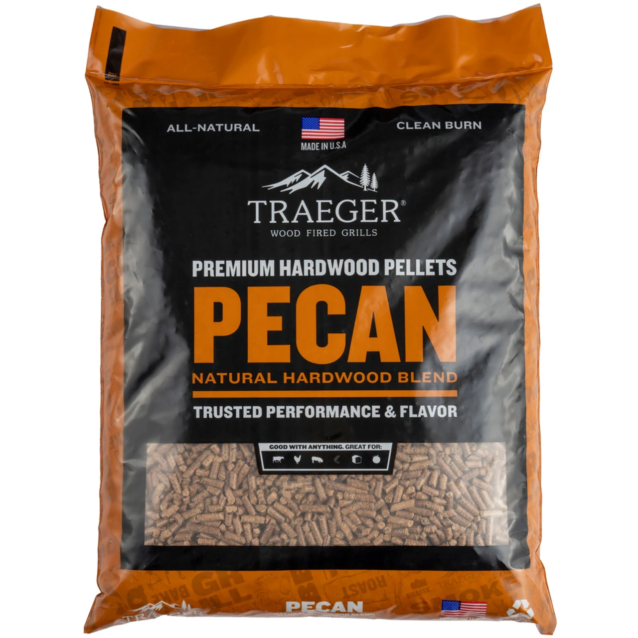 Traeger Pecan Pellets 20lb/9KGs 1 Traeger Pecan Pellets 20lb/9KGs