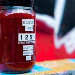 Sauce Shop 12:51 Scotch Bonnet Chilli Jam By James Cochran 310g Jar 9 Sauce Shop 12:51 Scotch Bonnet Chilli Jam By James Cochran 310g Jar -BBQ Kingdom Sauce Shop 1251 James Cochran Scotch Bonnet Jam Lifstyle 3 04763.1639060031
