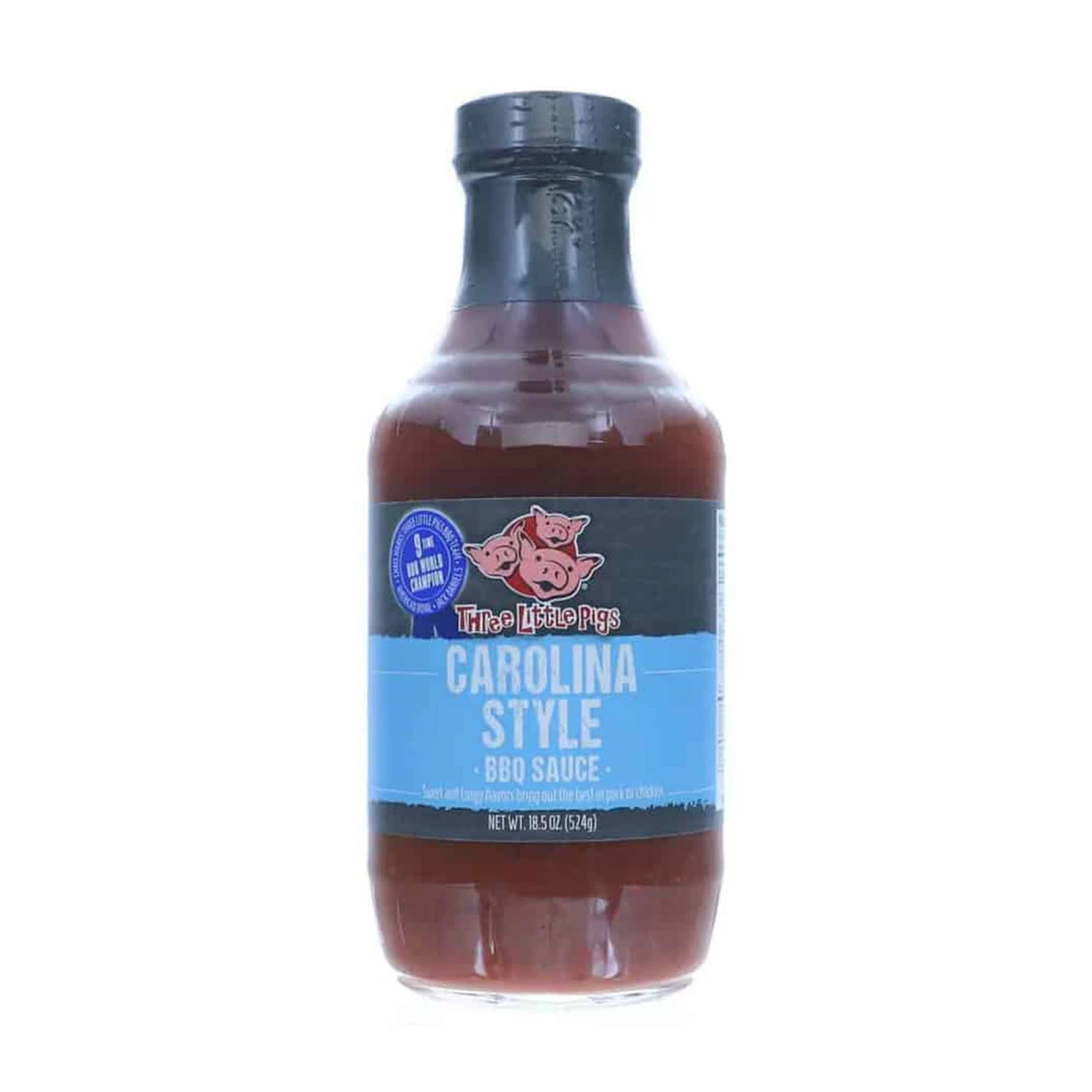 Three Little Pigs BBQ Carolina-Style BBQ Sauce - 524g (18.5 Oz) 1 Three Little Pigs BBQ Carolina-Style BBQ Sauce - 524g (18.5 Oz)
