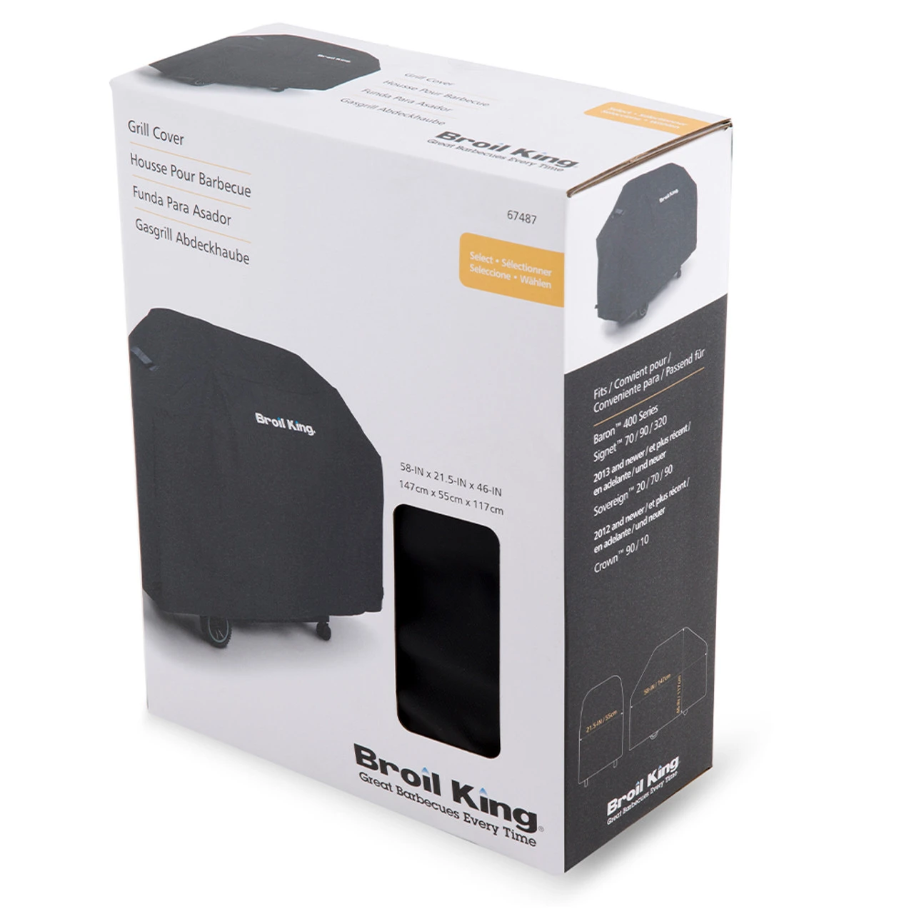 Broil King Select Cover - Fits Baron 400s, Signet 300s, Crown 400's 2 Broil King Select Cover - Fits Baron 400s, Signet 300s, Crown 400's - Image 2