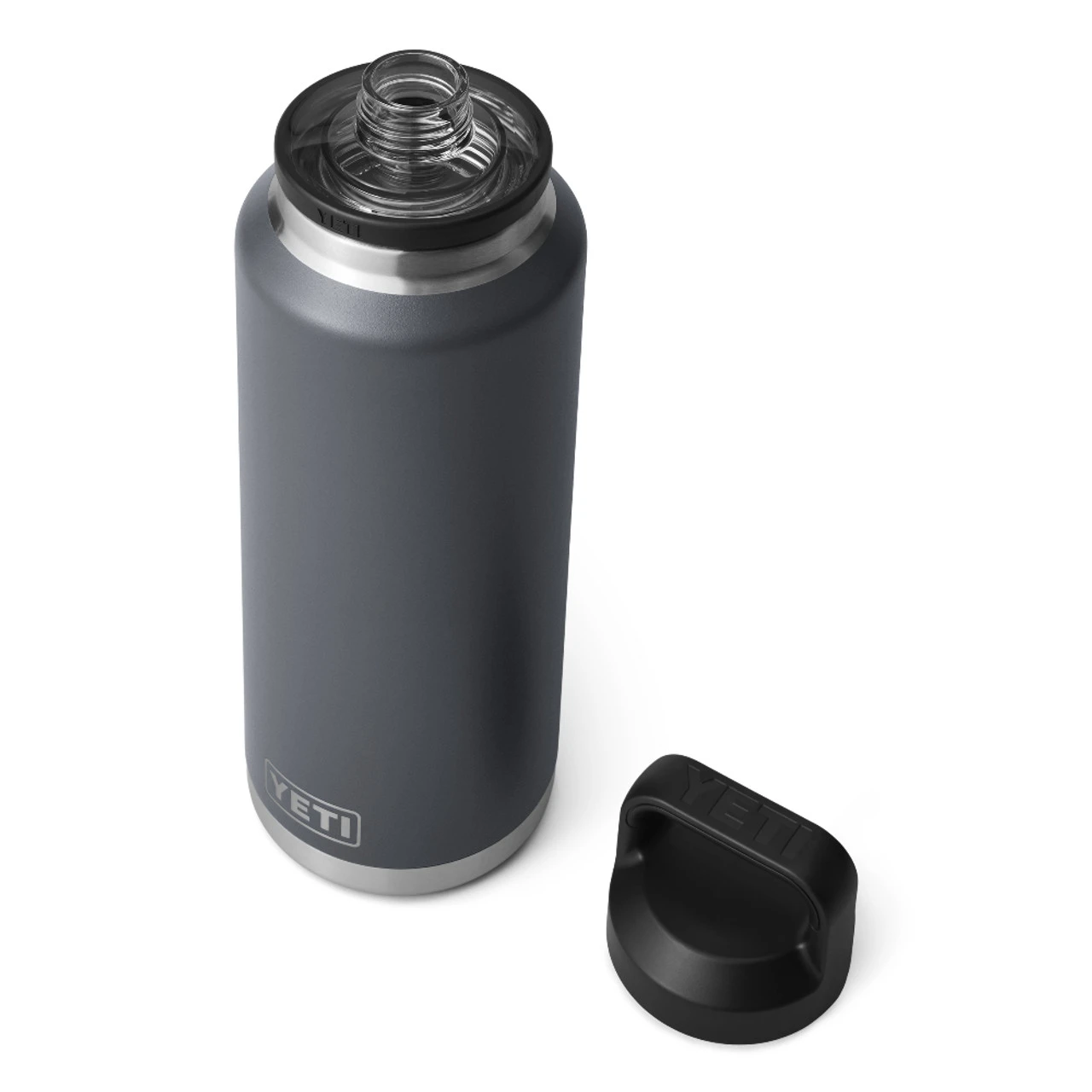 YETI Rambler 46 Oz 1.4l Chug Bottle - Charcoal 4 YETI Rambler 46 Oz 1.4l Chug Bottle - Charcoal - Image 4