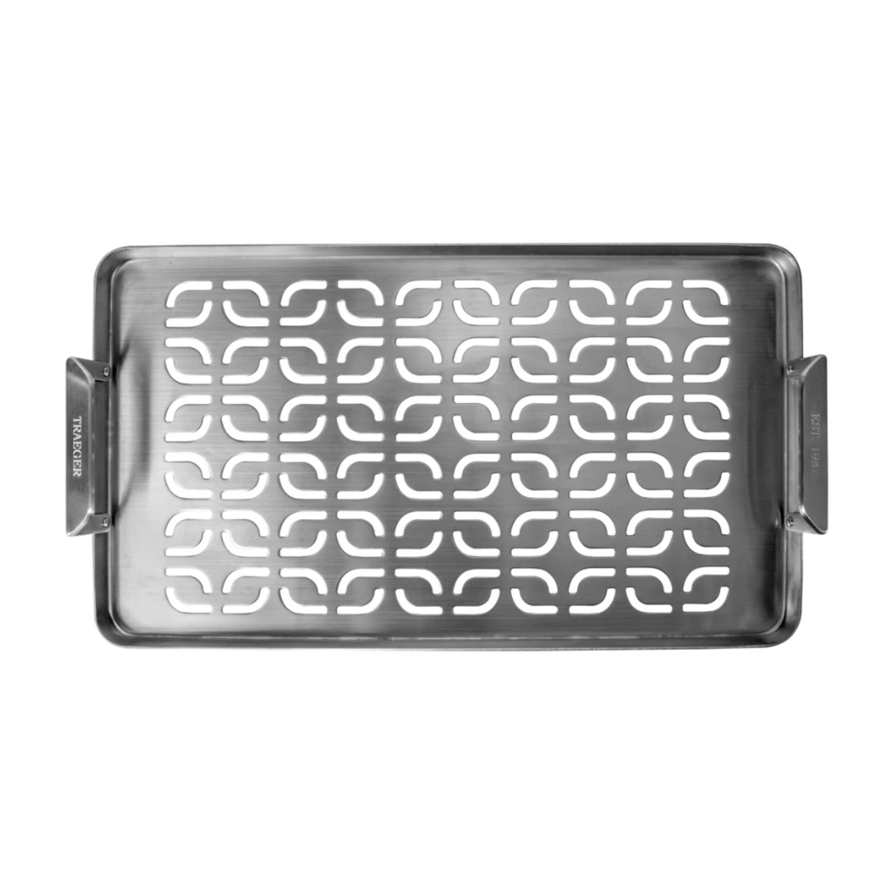 Traeger ModiFIRE Fish & Veggie Stainless Steel Grill Tray 1 Traeger ModiFIRE Fish & Veggie Stainless Steel Grill Tray