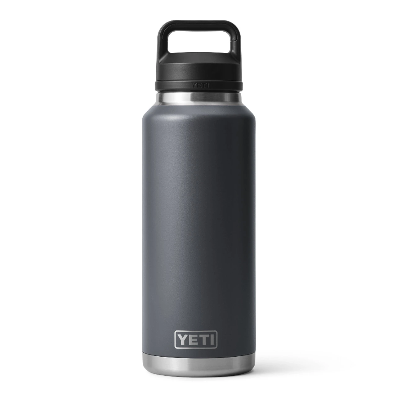 YETI Rambler 46 Oz 1.4l Chug Bottle - Charcoal 2 YETI Rambler 46 Oz 1.4l Chug Bottle - Charcoal - Image 2