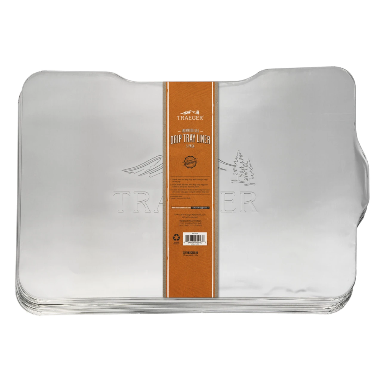 Traeger Ironwood 650 Drip Tray Liner X5 1 Traeger Ironwood 650 Drip Tray Liner X5