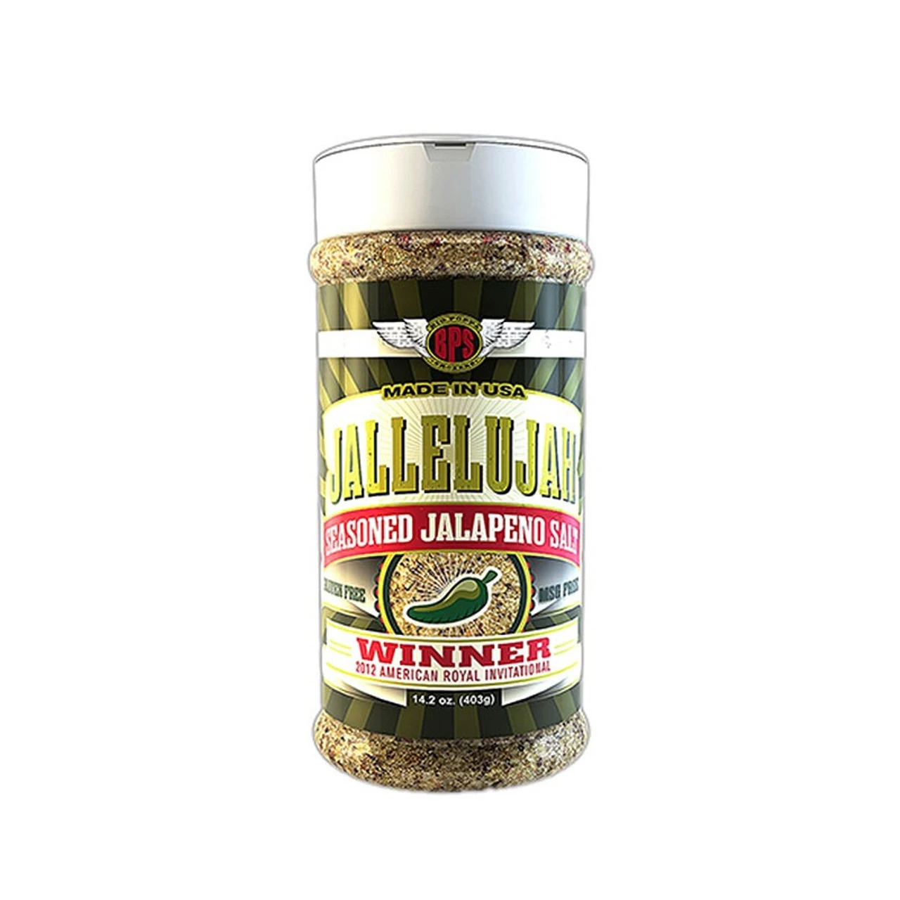 Big Poppa Smokers 'Jallelujah' Jalapeno Salt - 212g (7.5oz) 1 Big Poppa Smokers 'Jallelujah' Jalapeno Salt - 212g (7.5oz)