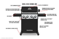 Broil King Crown 480 Gas Barbecue 20 Broil King Crown 480 Gas Barbecue -BBQ Kingdom bk crown 480 79665.1682783114