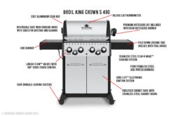 Broil King Crown S 490 Gas Barbecue 22 Broil King Crown S 490 Gas Barbecue -BBQ Kingdom bk crown s 490 70054.1685875936