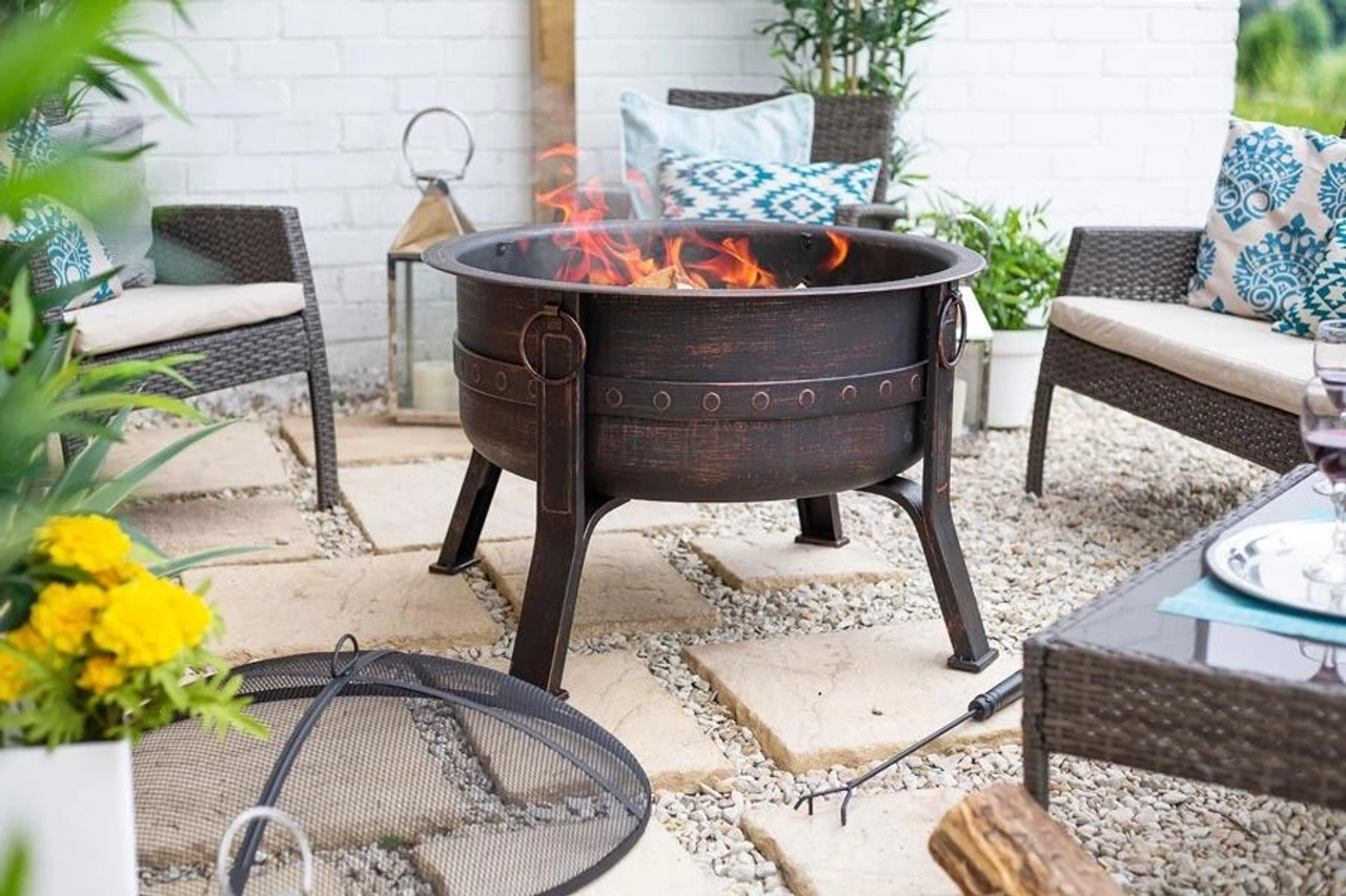 Brava Steel Branded Firepit 2 Brava Steel Branded Firepit - Image 2