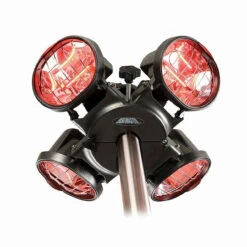 Heatmaster 1800W Umbrella Mount Infrared Patio Heater - Black