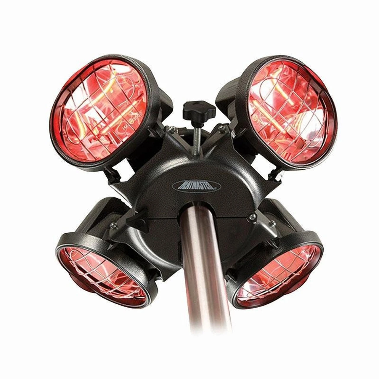 Heatmaster 1800W Umbrella Mount Infrared Patio Heater - Black 1 Heatmaster 1800W Umbrella Mount Infrared Patio Heater - Black