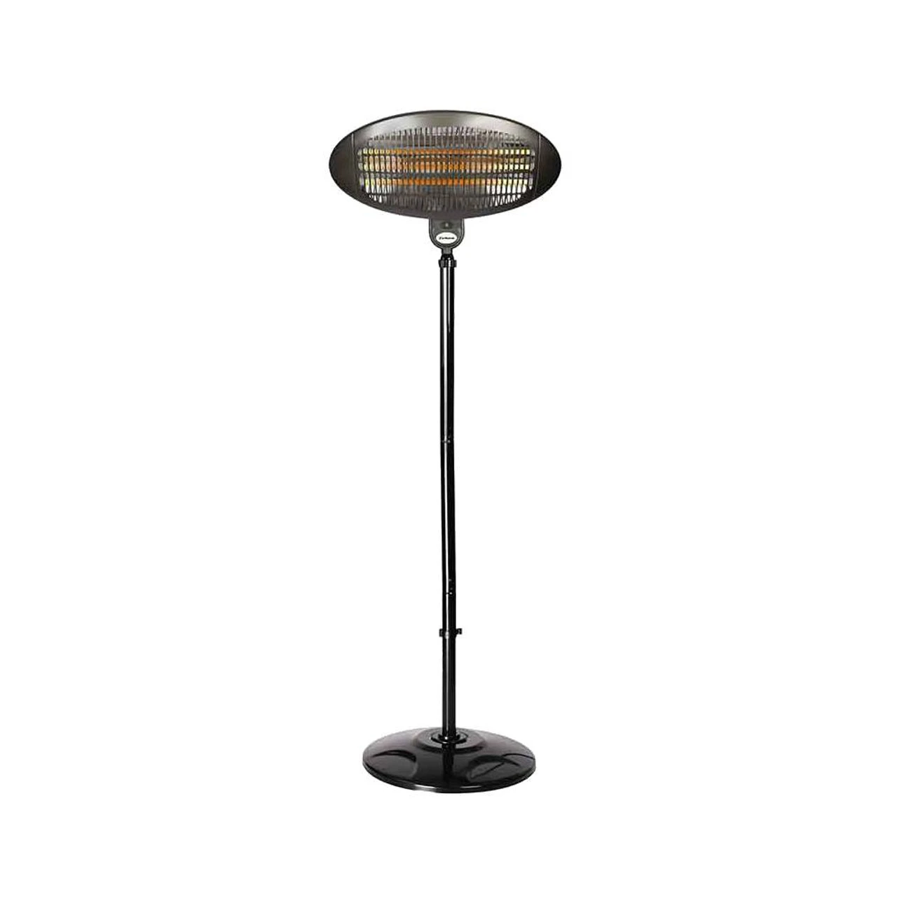 Black Quartz Adjustable Standing Heater 1 Black Quartz Adjustable Standing Heater