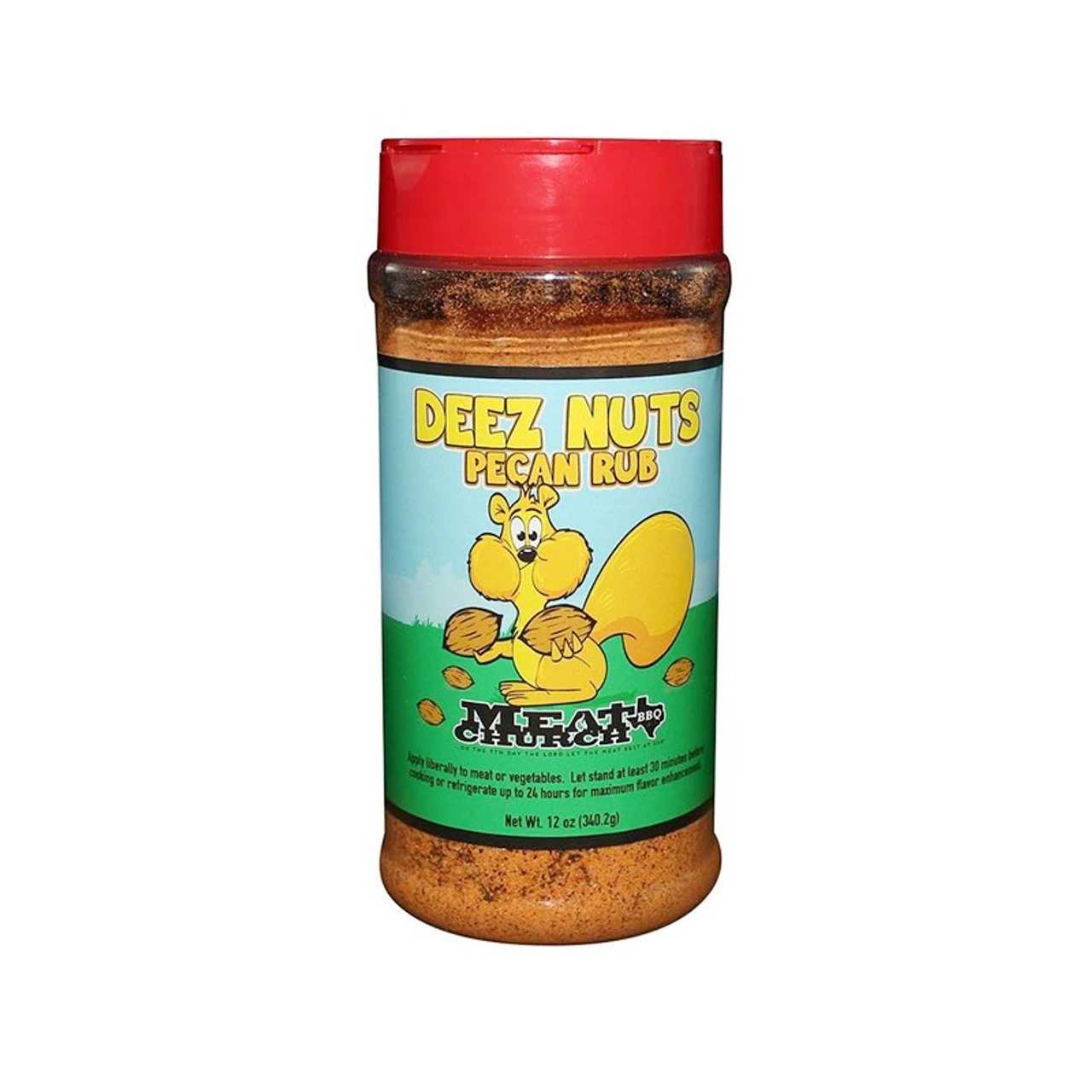 Meat Church Deez Nuts Honey Pecan BBQ Rub - 397g (14 Oz) 1 Meat Church Deez Nuts Honey Pecan BBQ Rub - 397g (14 Oz)