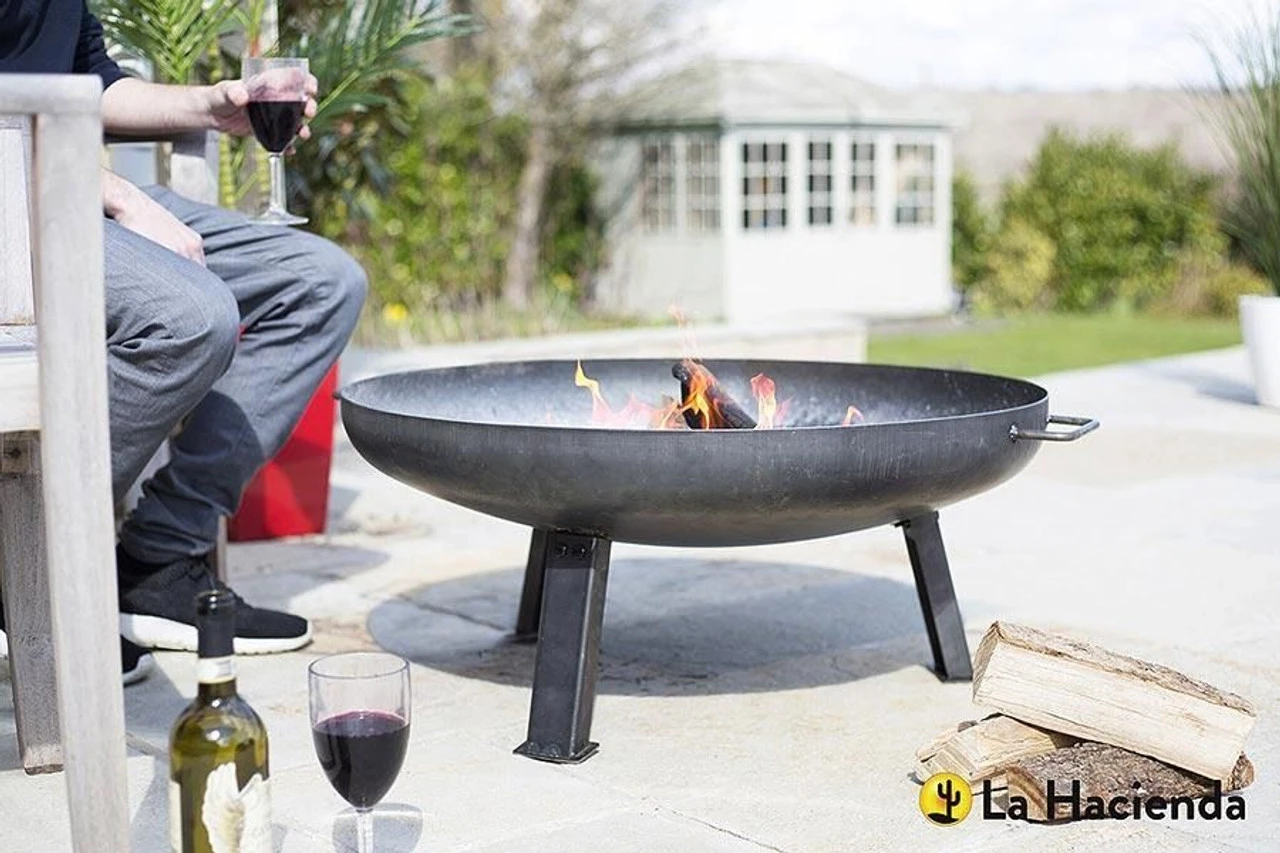 Pittsburgh Industrial Firepit, Medium (H:34 X D:80cm) 2 Pittsburgh Industrial Firepit, Medium (H:34 X D:80cm) - Image 2