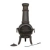 Sierra Cast Iron Chimenea W/Grill XL Bronze 125cm