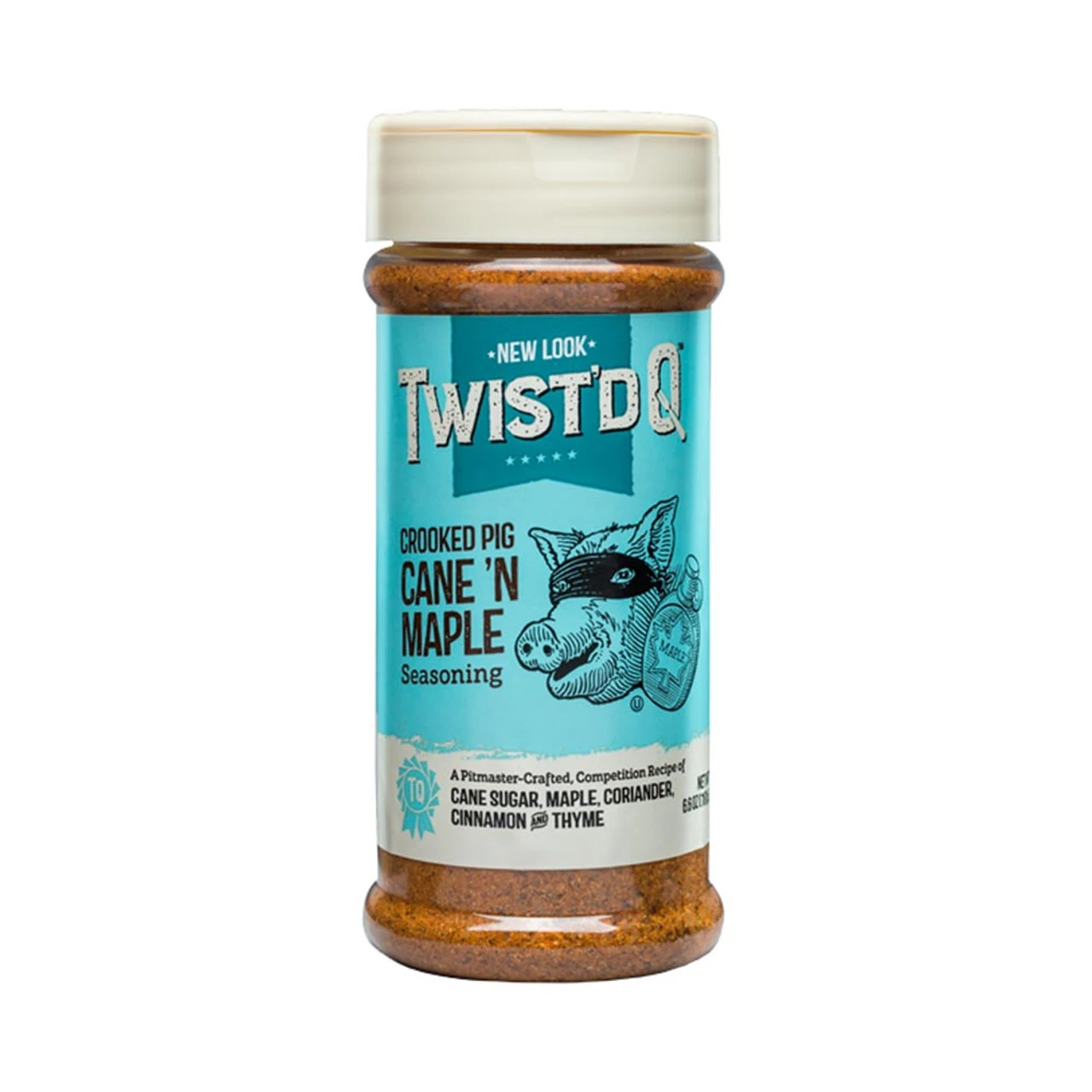 Twist'd Q 'Crooked Pig Cane N Maple' Seasoning - 187g (6.6oz) 1 Twist'd Q 'Crooked Pig Cane N Maple' Seasoning - 187g (6.6oz)