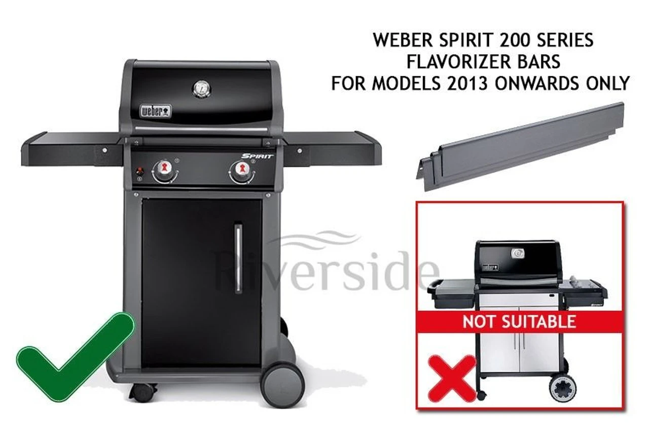 Weber® Porcelain Enamelled Flavorizer Bars Spirit 2 Burner - Image 2