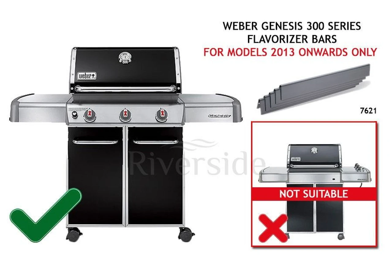 Weber® P/E Genesis® 300 Series Flavorizer Bars (2013 Onwards) - Image 2