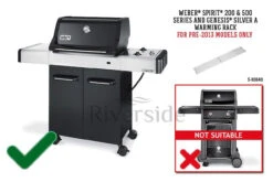 Weber® Spirit 200 & 500 Series / Genesis® Silver A Warming Rack -BBQ Kingdom weber spirit 300 spirit 500 series warming rack guide 90727.1627825375