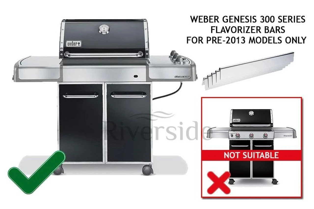 Weber® Stainless Steel Genesis® 300 Series Flavorizer Bars - Image 2