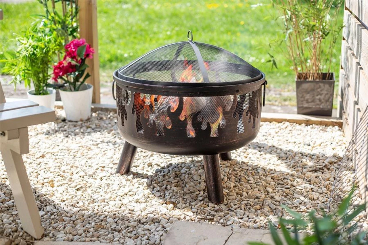 Wildfire Steel Firebowl W/Grill 61cm 4 Wildfire Steel Firebowl W/Grill 61cm - Image 4